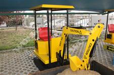 360度旋轉兒童游樂挖掘機-單人