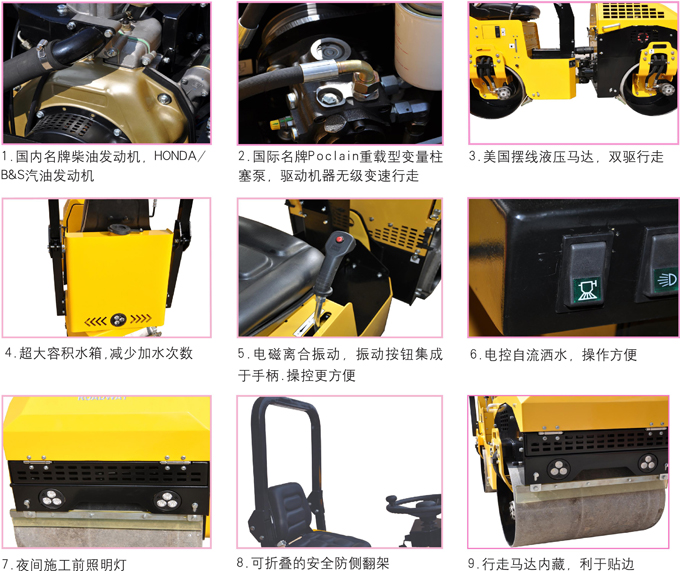 GNYL42BC駕駛式壓路機產品細節 GNYL42BC駕駛式壓路機產品細節