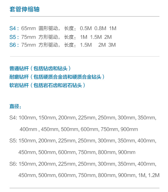 螺旋鉆機(jī)參數(shù)圖 螺旋鉆機(jī)參數(shù)圖