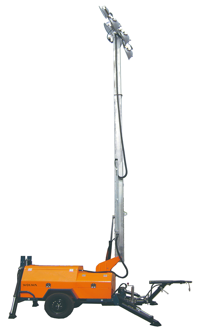 沃爾華GNZM63C液壓升降拖車(chē)式照明車(chē)介紹 沃爾華GNZM63C液壓升降拖車(chē)式照明車(chē)介紹