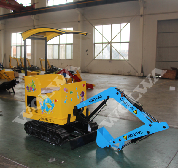 沃爾華90度旋轉兒童游樂挖掘機 沃爾華90度旋轉兒童游樂挖掘機